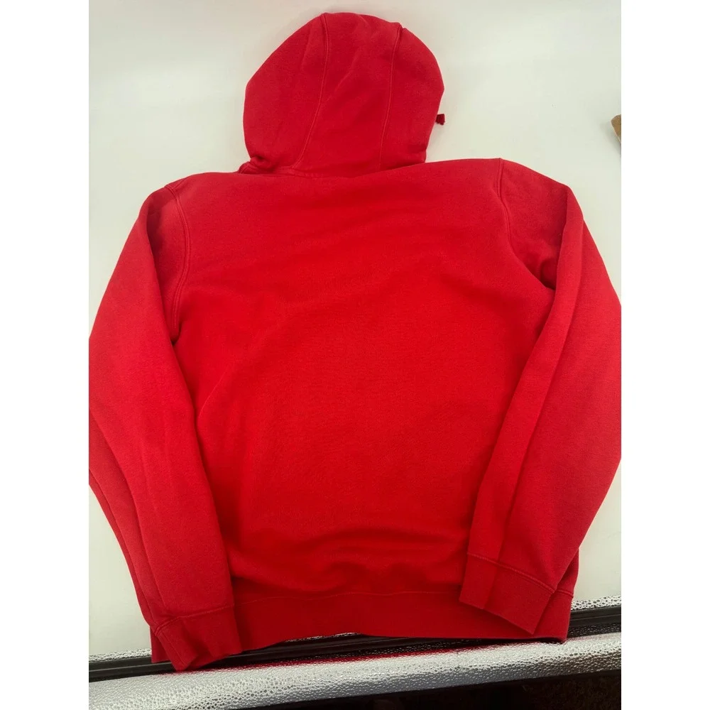 Nike Ohio State Buckeyes Hoodie Men Large Red Pullover NCAA Sweatshirt Graphic
